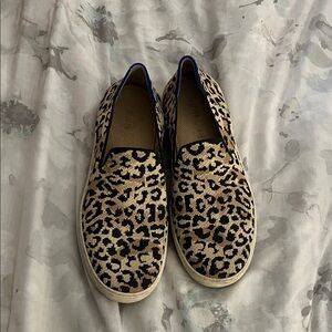 Rothy's Leopard Print Slip-On Sneakers